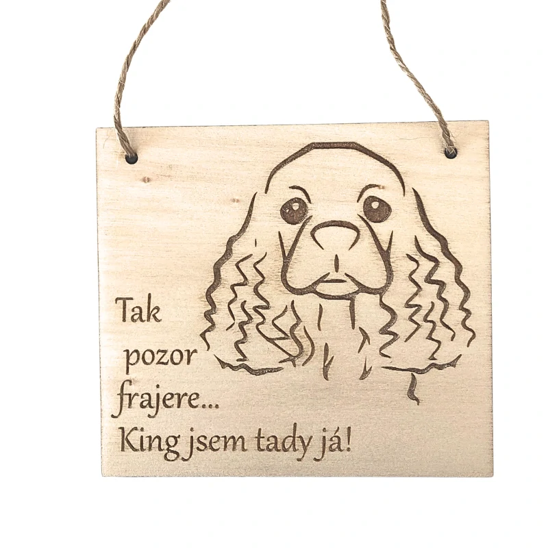 Cedulka King kokršpaněl
