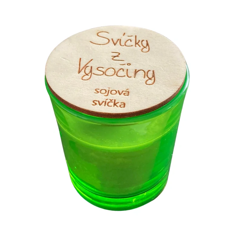 Sójová svíčka s dřevěným knotem