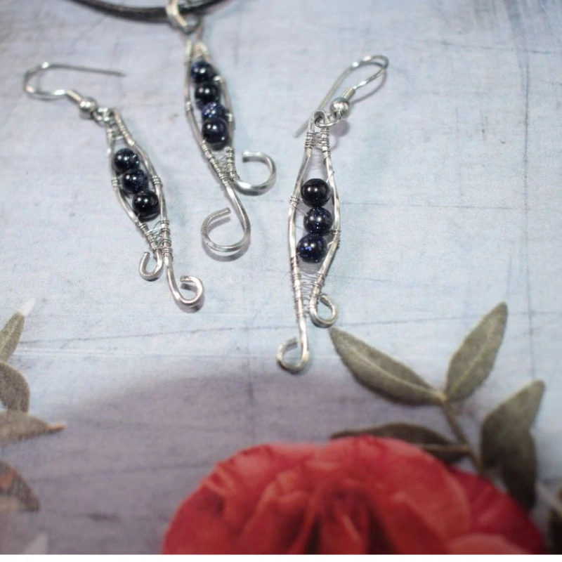 Sada avanturín - noční obloha 