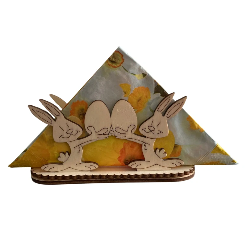 Zajíčci s kraslicemi k vybarvení