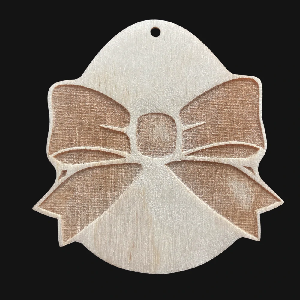 Dřevěná kraslice - gravírování