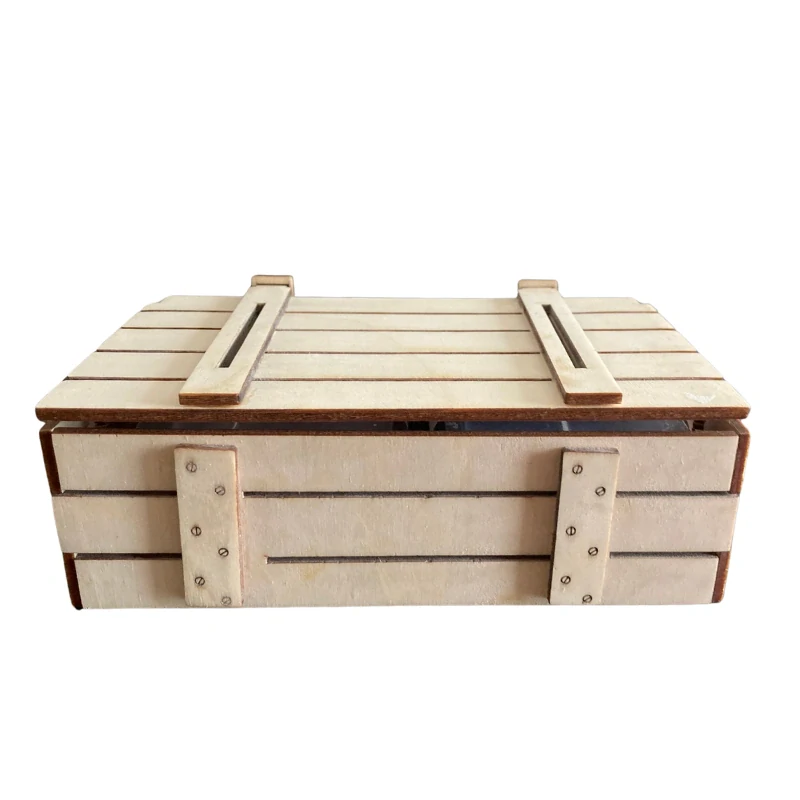 Dřevěná dárková krabička nízká