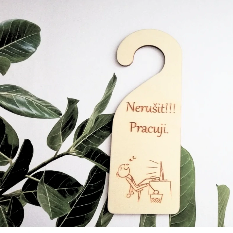 Visačka -Nerušit pracuji