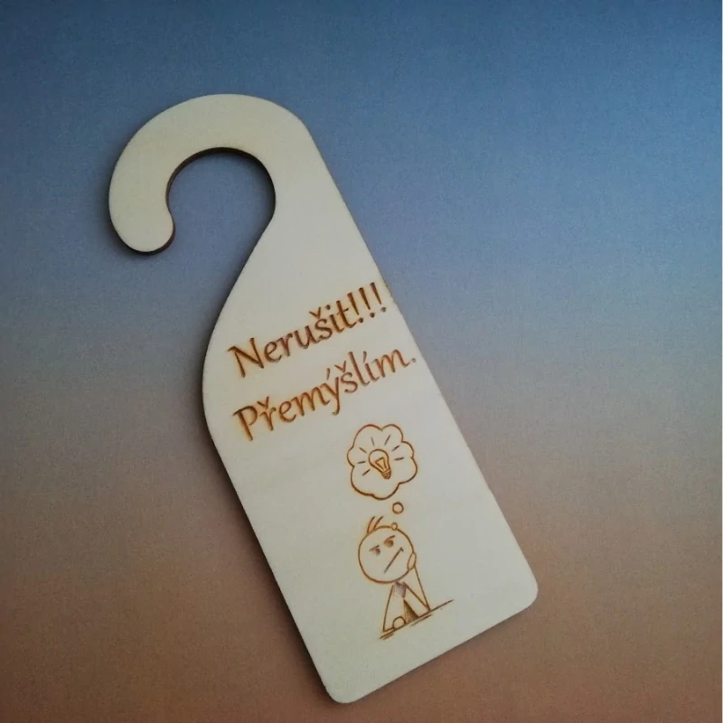 Visačka - Přemýšlím