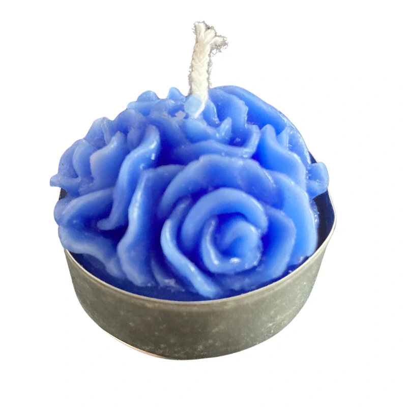 Čajová svíčka - trs růží