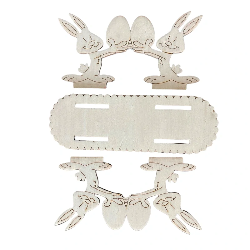 Zajíčci s kraslicemi k vybarvení