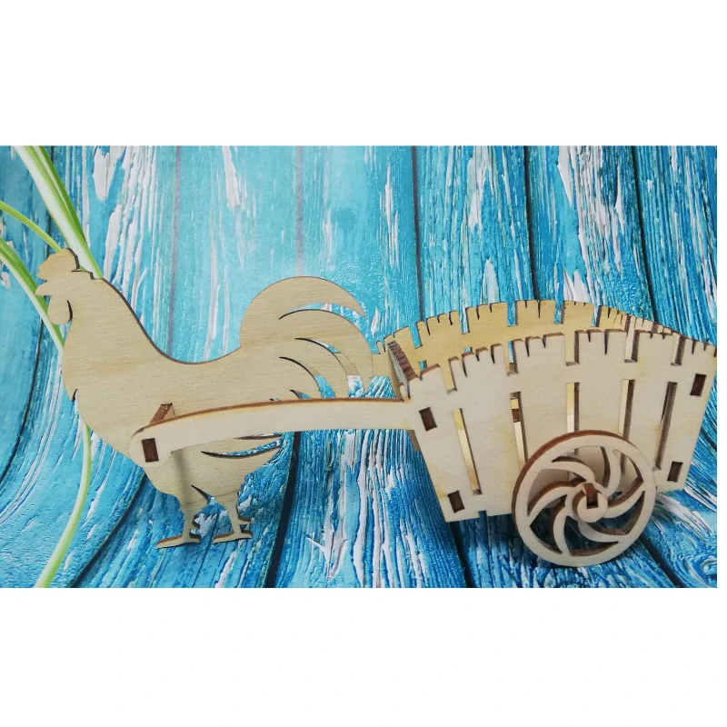 Výřez - košík s květinami