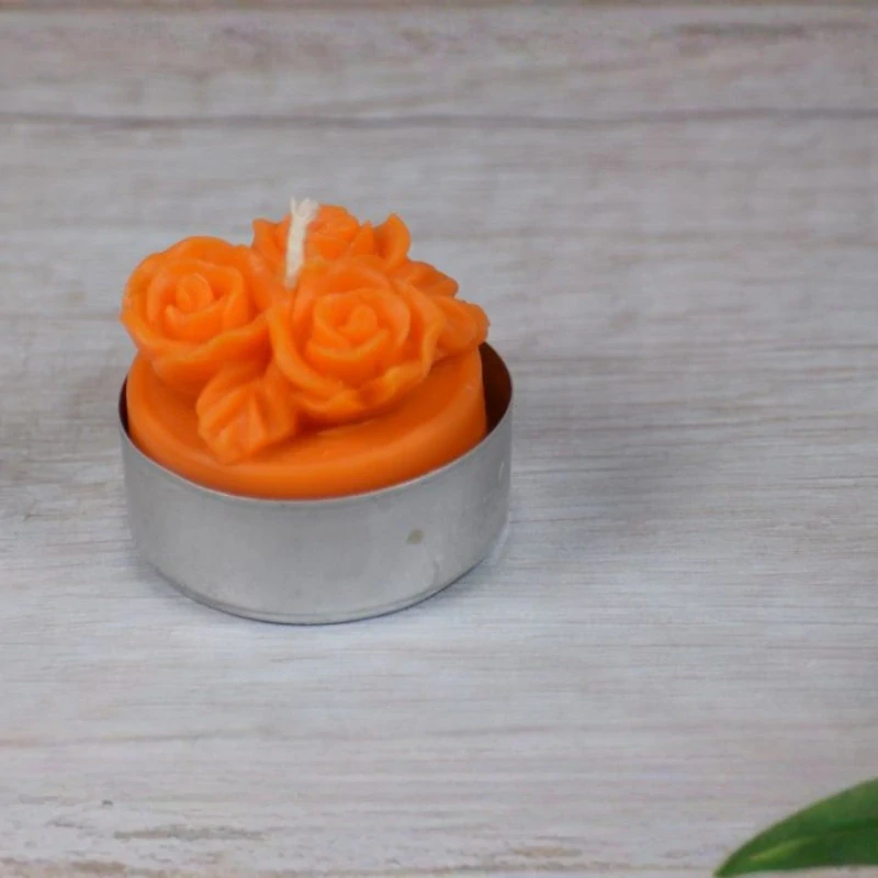 Čajová svíčka - tři růže