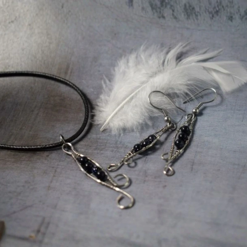 Sada avanturín - noční obloha 