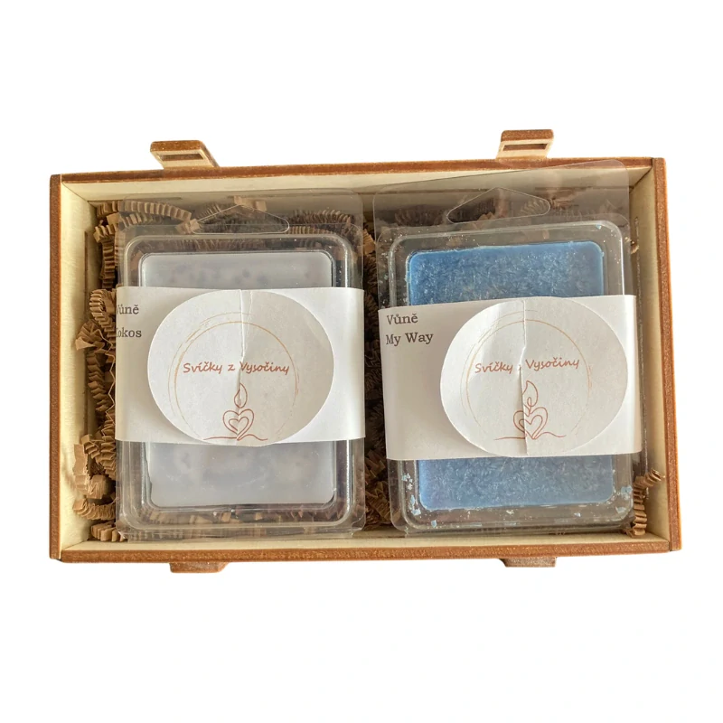 Dřevěná dárková krabička nízká