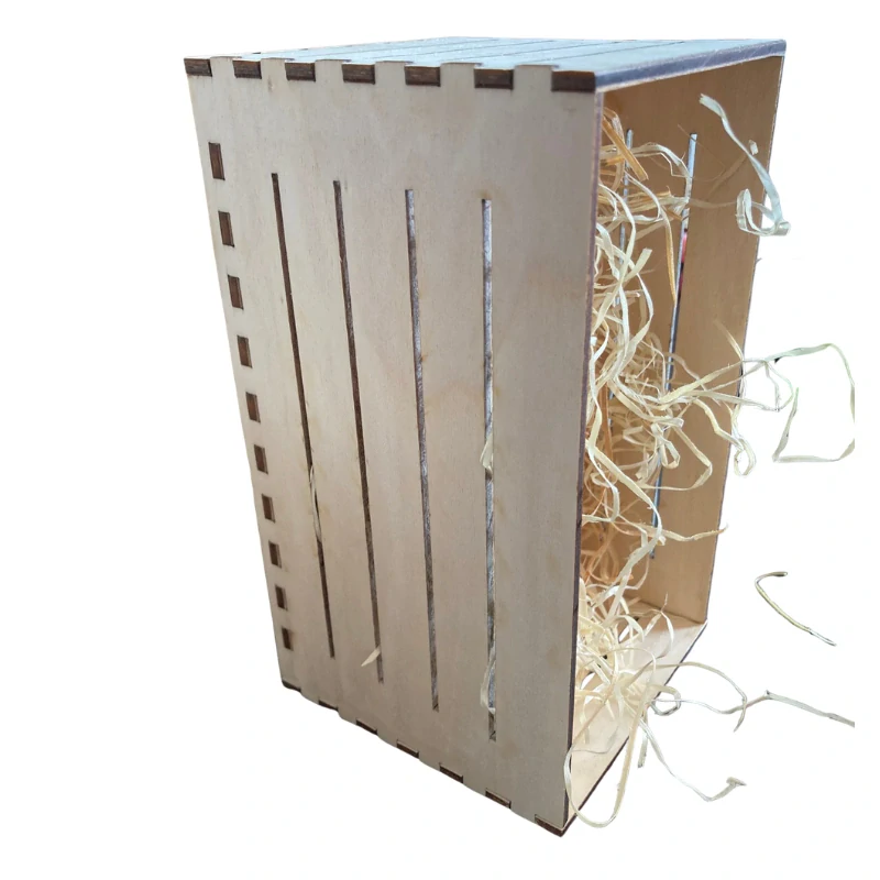 Dřevěná dárková krabička vysoká