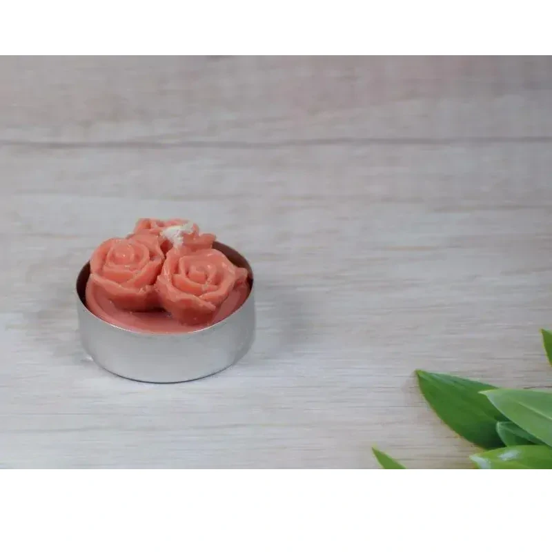 Čajová svíčka - tři růže