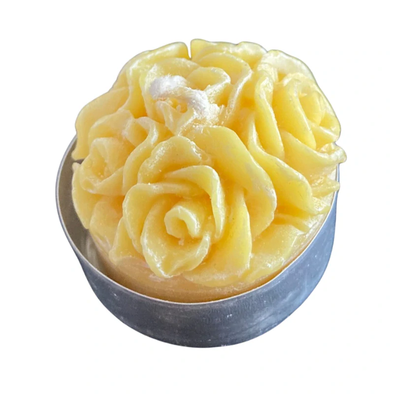 Čajová svíčka - trs růží