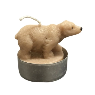 Čajová svíčka - medvěd