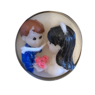 Čajová svíčka - novomanželé