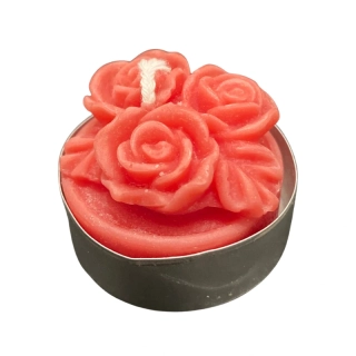 Čajová svíčka - tři růže