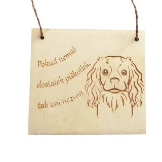 Cedulka - Piškotky - japan chin