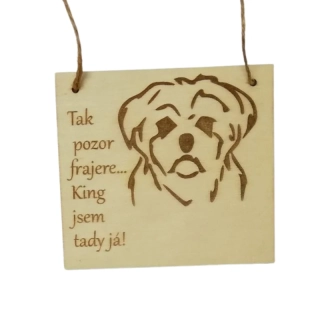 Cedulka - King - maltézský psík