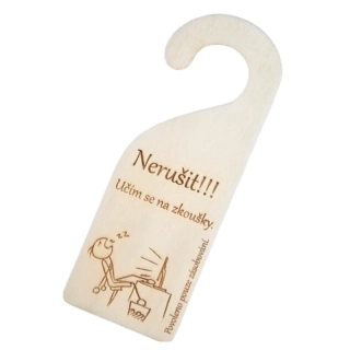 Visačka - Nerušit! Učím se - PC