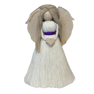 Macramé andělka Violka