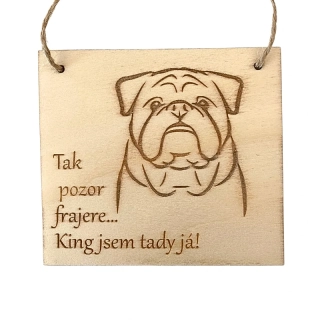 Cedulka - King- buldok