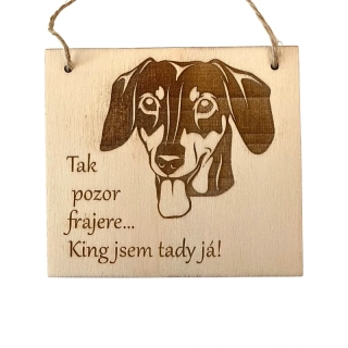 Cedulka - King - jezevčík
