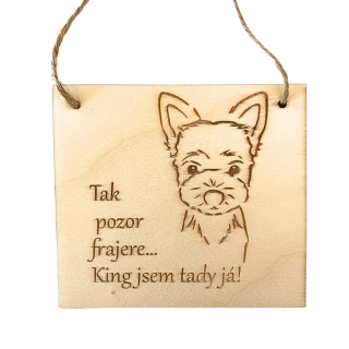 Cedulka - King - jorkšír Monty