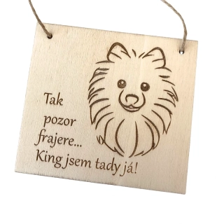 Cedulka - king - špic