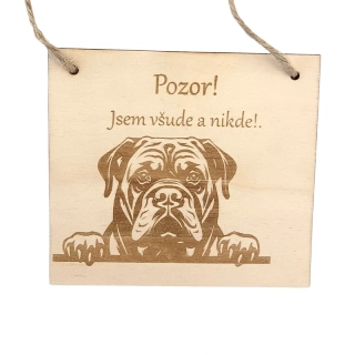 Cedulka - Jsem všude - rotvajler