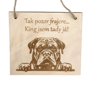 Cedulka - King- rotvajler