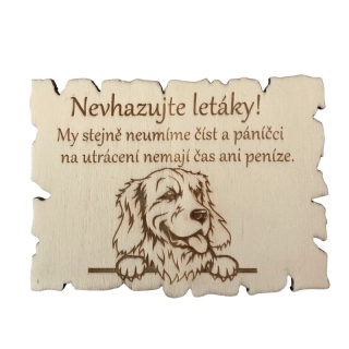 Cedulka na schránku labrador