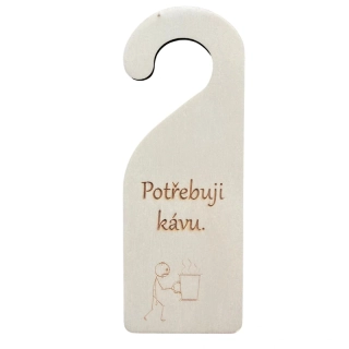 Visačka - Potřebuji kávu