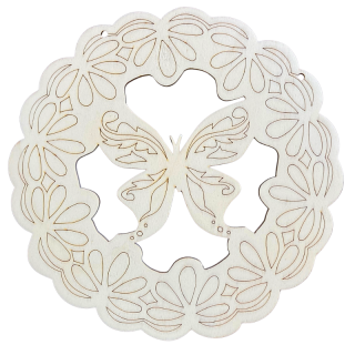 Věnec s motýlem II.