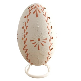 Husí kraslice - bílocihlové 