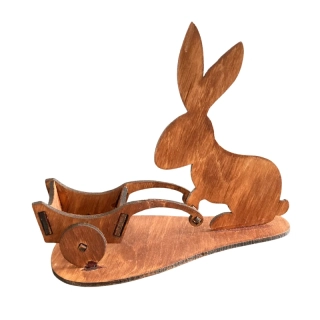 Velikonoční trakař zajíc