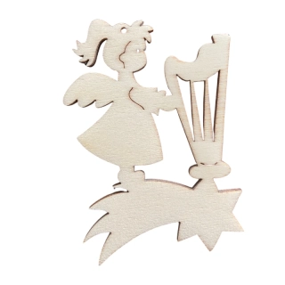 Andělíček s malou harfou