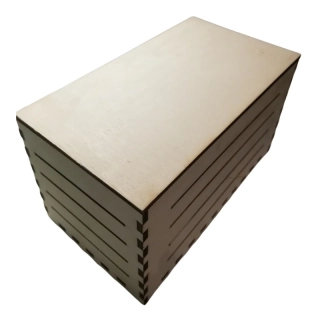 Dřevěná dárková krabička vysoká