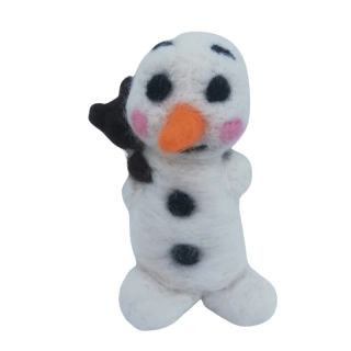 Sněhulák s medvídkem