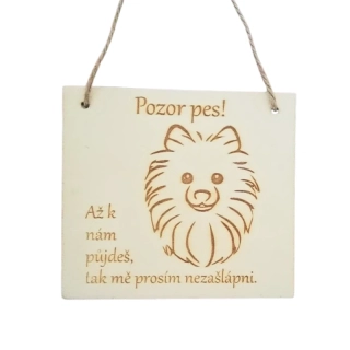 Cedulka - Nezašlápni - špic